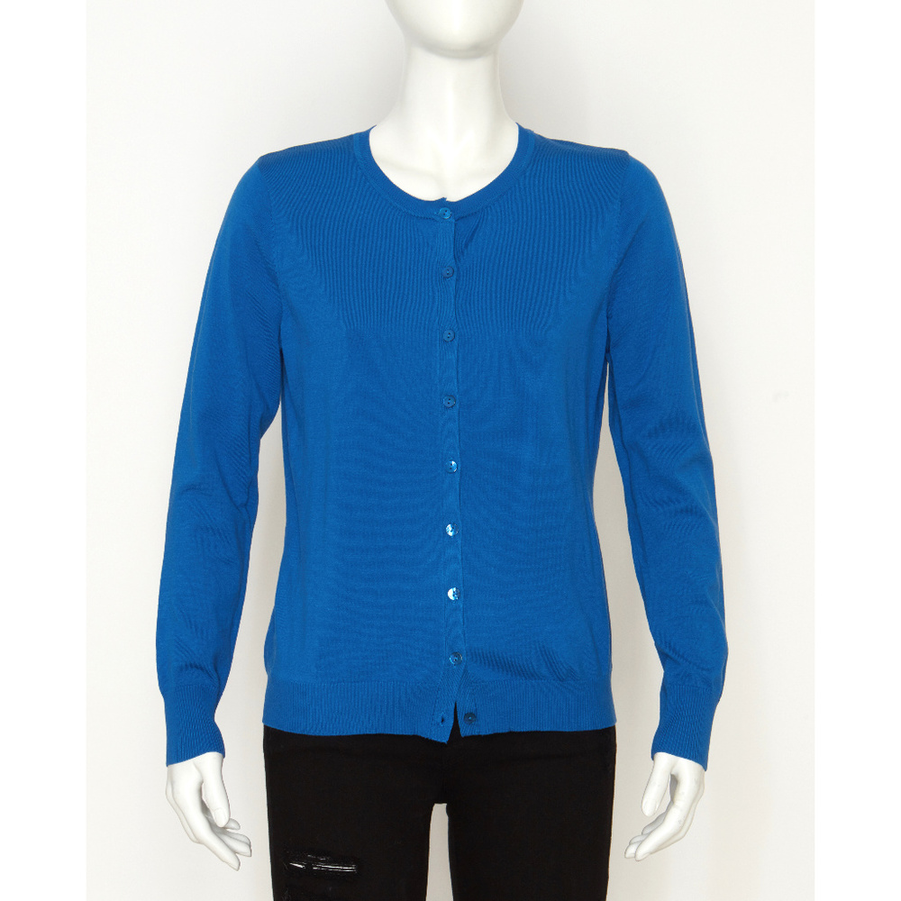 August Silk Royal Blue Cardigan